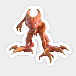 Friendly Fire Demon Sticker